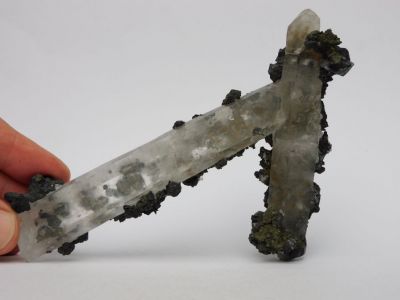 Křišťál, hematit, pyrit - ⚒ Huanggang, pref. Chifeng, Čína